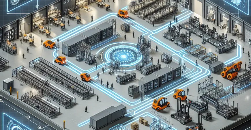 MES 系统与 AGV 调度冲突，物流路径重新规划